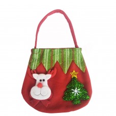 FixtureDisplays® Christmas Small Gift Bag Reusable Candy Bag Santa Claus Present Bag Cute Bag 15023-POLAR BEAR